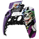 eXtremeRate Clown Cards Touchpad Front Housing Shell Compatible with ps5 Controller BDM-010/020/030/040/050, DIY Replacement Shell Custom Touch Pad Cover Compatible with ps5 Controller - ZPFT1012G3