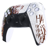 eXtremeRateClown HAHAHA Touchpad Front Housing Shell Compatible with ps5 Controller BDM-010/020/030/040/050, DIY Replacement Shell Custom Touch Pad Cover Compatible with ps5 Controller - ZPFT1051G3