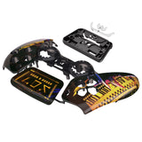 eXtremeRate Cyber Plague Touchpad Front Housing Shell Compatible with ps5 Controller BDM-010/020/030/040/050, DIY Replacement Shell Custom Touch Pad Cover Compatible with ps5 Controller - ZPFT1072G3