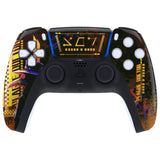 eXtremeRate Cyber Plague Touchpad Front Housing Shell Compatible with ps5 Controller BDM-010/020/030/040/050, DIY Replacement Shell Custom Touch Pad Cover Compatible with ps5 Controller - ZPFT1072G3