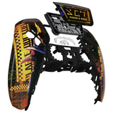 eXtremeRate Cyber Plague Touchpad Front Housing Shell Compatible with ps5 Controller BDM-010/020/030/040/050, DIY Replacement Shell Custom Touch Pad Cover Compatible with ps5 Controller - ZPFT1072G3