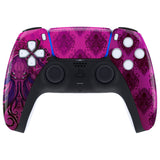 eXtremeRate Darkness Octopus Touchpad Front Housing Shell Compatible with ps5 Controller BDM-010/020/030/040/050, DIY Replacement Shell Custom Touch Pad Cover Compatible with ps5 Controller - ZPFT1015G3