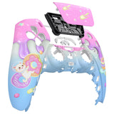 eXtremeRate Donut Odyssey Front Housing Shell Compatible with ps5 Controller BDM-010/020/030/040/050, DIY Replacement Shell Custom Touch Pad Cover Compatible with ps5 Controller - ZPFR028G3