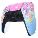 eXtremeRate Donut Odyssey Front Housing Shell Compatible with ps5 Controller BDM-010/020/030/040/050, DIY Replacement Shell Custom Touch Pad Cover Compatible with ps5 Controller - ZPFR028G3