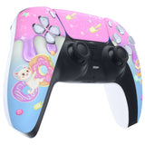 eXtremeRate Donut Odyssey Front Housing Shell Compatible with ps5 Controller BDM-010/020/030/040/050, DIY Replacement Shell Custom Touch Pad Cover Compatible with ps5 Controller - ZPFR028G3