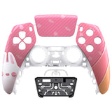 eXtremeRate Easter Rabbit Touchpad Front Housing Shell Compatible with ps5 Controller BDM-010/020/030/040/050, DIY Replacement Shell Custom Touch Pad Cover Compatible with ps5 Controller - ZPFT1076G3