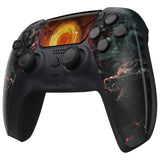 eXtremeRate Entrance of Hell Touchpad Front Housing Shell Compatible with ps5 Controller BDM-010/020/030/040/050, DIY Replacement Shell Custom Touch Pad Cover Compatible with ps5 Controller - ZPFT1091G3