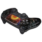 eXtremeRate Entrance of Hell Touchpad Front Housing Shell Compatible with ps5 Controller BDM-010/020/030/040/050, DIY Replacement Shell Custom Touch Pad Cover Compatible with ps5 Controller - ZPFT1091G3