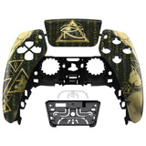 eXtremeRate Eye of Providence Pyramid Patterned Touchpad Front Housing Shell Compatible with ps5 Controller BDM-010/020/030/040/050, DIY Replacement Shell Custom Touch Pad Cover Compatible with ps5 Controller - ZPFT1003G3