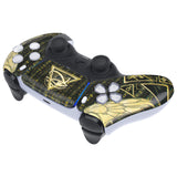 eXtremeRate Eye of Providence Pyramid Patterned Touchpad Front Housing Shell Compatible with ps5 Controller BDM-010/020/030/040/050, DIY Replacement Shell Custom Touch Pad Cover Compatible with ps5 Controller - ZPFT1003G3