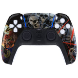 eXtremeRate Ghost of Samurai Touchpad Front Housing Shell Compatible with ps5 Controller BDM-010/020/030/040/050, DIY Replacement Shell Custom Touch Pad Cover Compatible with ps5 Controller - ZPFT1059G3