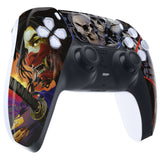 eXtremeRate Ghost of Samurai Touchpad Front Housing Shell Compatible with ps5 Controller BDM-010/020/030/040/050, DIY Replacement Shell Custom Touch Pad Cover Compatible with ps5 Controller - ZPFT1059G3