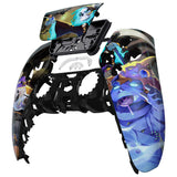 eXtremeRate Glow in Dark - Halloween Candy Night Touchpad Front Housing Shell Compatible with ps5 Controller BDM-010/020/030/040/050, DIY Replacement Shell Custom Touch Pad Cover Compatible with ps5 Controller - ZPFT1083G3