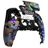 eXtremeRate Glow in Dark - Halloween Candy Night Touchpad Front Housing Shell Compatible with ps5 Controller BDM-010/020/030/040/050, DIY Replacement Shell Custom Touch Pad Cover Compatible with ps5 Controller - ZPFT1083G3