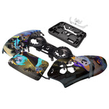eXtremeRate Glow in Dark - Halloween Candy Night Touchpad Front Housing Shell Compatible with ps5 Controller BDM-010/020/030/040/050, DIY Replacement Shell Custom Touch Pad Cover Compatible with ps5 Controller - ZPFT1083G3