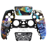 eXtremeRate Glow in Dark - Halloween Candy Night Touchpad Front Housing Shell Compatible with ps5 Controller BDM-010/020/030/040/050, DIY Replacement Shell Custom Touch Pad Cover Compatible with ps5 Controller - ZPFT1083G3