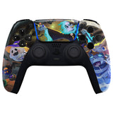 eXtremeRate Glow in Dark - Halloween Candy Night Touchpad Front Housing Shell Compatible with ps5 Controller BDM-010/020/030/040/050, DIY Replacement Shell Custom Touch Pad Cover Compatible with ps5 Controller - ZPFT1083G3