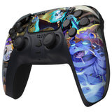 eXtremeRate Glow in Dark - Halloween Candy Night Touchpad Front Housing Shell Compatible with ps5 Controller BDM-010/020/030/040/050, DIY Replacement Shell Custom Touch Pad Cover Compatible with ps5 Controller - ZPFT1083G3