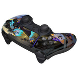 eXtremeRate Glow in Dark - Halloween Candy Night Touchpad Front Housing Shell Compatible with ps5 Controller BDM-010/020/030/040/050, DIY Replacement Shell Custom Touch Pad Cover Compatible with ps5 Controller - ZPFT1083G3