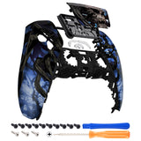 eXtremeRate Glow in Dark - The Awakening of the Earth Lord Touchpad Front Housing Shell Compatible with ps5 Controller BDM-010/020/030/040/050, DIY Replacement Shell Custom Touch Pad Cover Compatible with ps5 Controller - ZPFT1080G3