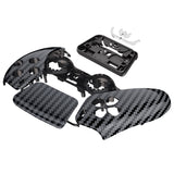 eXtremeRate Graphite Carbon Fiber Pattern Touchpad Front Housing Shell Compatible with ps5 Controller BDM-010/020/030/040/050, DIY Replacement Shell Custom Touch Pad Cover Compatible with ps5 Controller - ZPFS2005G3