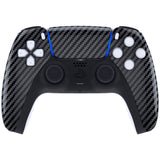 eXtremeRate Graphite Carbon Fiber Pattern Touchpad Front Housing Shell Compatible with ps5 Controller BDM-010/020/030/040/050, DIY Replacement Shell Custom Touch Pad Cover Compatible with ps5 Controller - ZPFS2005G3