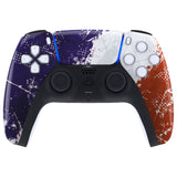 eXtremeRate Impression France Flag Touchpad Front Housing Shell Compatible with ps5 Controller BDM-010/020/030/040/050, DIY Replacement Shell Custom Touch Pad Cover Compatible with ps5 Controller - ZPFT1056G3