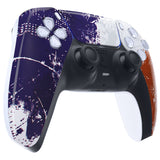 eXtremeRate Impression France Flag Touchpad Front Housing Shell Compatible with ps5 Controller BDM-010/020/030/040/050, DIY Replacement Shell Custom Touch Pad Cover Compatible with ps5 Controller - ZPFT1056G3