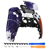 eXtremeRate Impression France Flag Touchpad Front Housing Shell Compatible with ps5 Controller BDM-010/020/030/040/050, DIY Replacement Shell Custom Touch Pad Cover Compatible with ps5 Controller - ZPFT1056G3