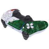 eXtremeRate Impression Italy Flag Touchpad Front Housing Shell Compatible with ps5 Controller BDM-010/020/030/040/050, DIY Replacement Shell Custom Touch Pad Cover Compatible with ps5 Controller - ZPFT1061G3