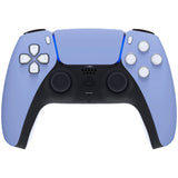 eXtremeRate Light Violet Touchpad Front Housing Shell Compatible with ps5 Controller BDM-010/020/030/040/050, DIY Replacement Shell Custom Touch Pad Cover Faceplate Compatible with ps5 Controller - ZPFP3015G3