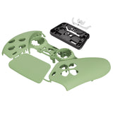 eXtremeRate Matcha Green Touchpad Front Housing Shell Compatible with ps5 Controller BDM-010/020/030/040/050, DIY Replacement Shell Custom Touch Pad Cover Faceplate Compatible with ps5 Controller - ZPFP3017G3