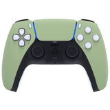 eXtremeRate Matcha Green Touchpad Front Housing Shell Compatible with ps5 Controller BDM-010/020/030/040/050, DIY Replacement Shell Custom Touch Pad Cover Faceplate Compatible with ps5 Controller - ZPFP3017G3
