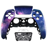 eXtremeRate Nebula Galaxy Pattern Touchpad Front Housing Shell Compatible with ps5 Controller BDM-010/020/030/040/050, DIY Replacement Shell Custom Touch Pad Cover Compatible with ps5 Controller - ZPFT1001G3