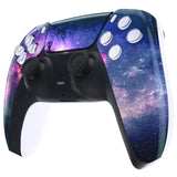 eXtremeRate Nebula Galaxy Pattern Touchpad Front Housing Shell Compatible with ps5 Controller BDM-010/020/030/040/050, DIY Replacement Shell Custom Touch Pad Cover Compatible with ps5 Controller - ZPFT1001G3