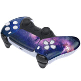 eXtremeRate Nebula Galaxy Pattern Touchpad Front Housing Shell Compatible with ps5 Controller BDM-010/020/030/040/050, DIY Replacement Shell Custom Touch Pad Cover Compatible with ps5 Controller - ZPFT1001G3