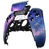 eXtremeRate Nebula Galaxy Pattern Touchpad Front Housing Shell Compatible with ps5 Controller BDM-010/020/030/040/050, DIY Replacement Shell Custom Touch Pad Cover Compatible with ps5 Controller - ZPFT1001G3