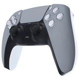 eXtremeRate New Hope Gray Touchpad Front Housing Shell Compatible with ps5 Controller BDM-010/020/030/040/050, DIY Replacement Shell Custom Touch Pad Cover Faceplate Compatible with ps5 Controller - ZPFP3037G3