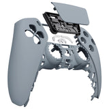eXtremeRate New Hope Gray Touchpad Front Housing Shell Compatible with ps5 Controller BDM-010/020/030/040/050, DIY Replacement Shell Custom Touch Pad Cover Faceplate Compatible with ps5 Controller - ZPFP3037G3