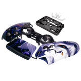 eXtremeRate Nine-tailed Fox Touchpad Front Housing Shell Compatible with ps5 Controller BDM-010/020/030/040/050, DIY Replacement Shell Custom Touch Pad Cover Compatible with ps5 Controller - ZPFT1082G3