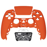 eXtremeRate Orange Touchpad Front Housing Shell Compatible with ps5 Controller BDM-010/020/030/040/050, DIY Replacement Shell Custom Touch Pad Cover Faceplate Compatible with ps5 Controller - ZPFP3004G3
