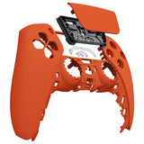 eXtremeRate Orange Touchpad Front Housing Shell Compatible with ps5 Controller BDM-010/020/030/040/050, DIY Replacement Shell Custom Touch Pad Cover Faceplate Compatible with ps5 Controller - ZPFP3004G3