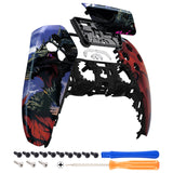 eXtremeRate Roaring Dragon Touchpad Front Housing Shell Compatible with ps5 Controller BDM-010/020/030/040/050, DIY Replacement Shell Custom Touch Pad Cover Compatible with ps5 Controller - ZPFT1074G3