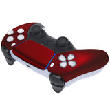 eXtremeRate Scarlet Red Touchpad Front Housing Shell Compatible with ps5 Controller BDM-010/020/030/040/050, DIY Replacement Shell Custom Touch Pad Cover Compatible with ps5 Controller - ZPFP3003G3