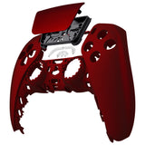 eXtremeRate Scarlet Red Touchpad Front Housing Shell Compatible with ps5 Controller BDM-010/020/030/040/050, DIY Replacement Shell Custom Touch Pad Cover Compatible with ps5 Controller - ZPFP3003G3
