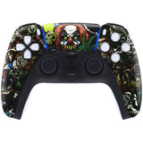 eXtremeRate Scary Party Touchpad Front Housing Shell Compatible with ps5 Controller BDM-010/020/030/040/050, DIY Replacement Shell Custom Touch Pad Cover Compatible with ps5 Controller - ZPFT1004G3