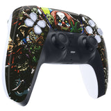 eXtremeRate Scary Party Touchpad Front Housing Shell Compatible with ps5 Controller BDM-010/020/030/040/050, DIY Replacement Shell Custom Touch Pad Cover Compatible with ps5 Controller - ZPFT1004G3