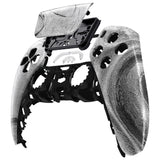 eXtremeRate Silver Wave Touchpad Front Housing Shell Compatible with ps5 Controller BDM-010/020/030/040/050, DIY Replacement Shell Custom Touch Pad Cover Compatible with ps5 Controller - ZPFT1078G3