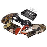 eXtremeRate Tiger & Crane Touchpad Front Housing Shell Compatible with ps5 Controller BDM-010/020/030/040/050, DIY Replacement Shell Custom Touch Pad Cover Compatible with ps5 Controller - ZPFT1084G3
