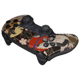 eXtremeRate Tiger & Crane Touchpad Front Housing Shell Compatible with ps5 Controller BDM-010/020/030/040/050, DIY Replacement Shell Custom Touch Pad Cover Compatible with ps5 Controller - ZPFT1084G3